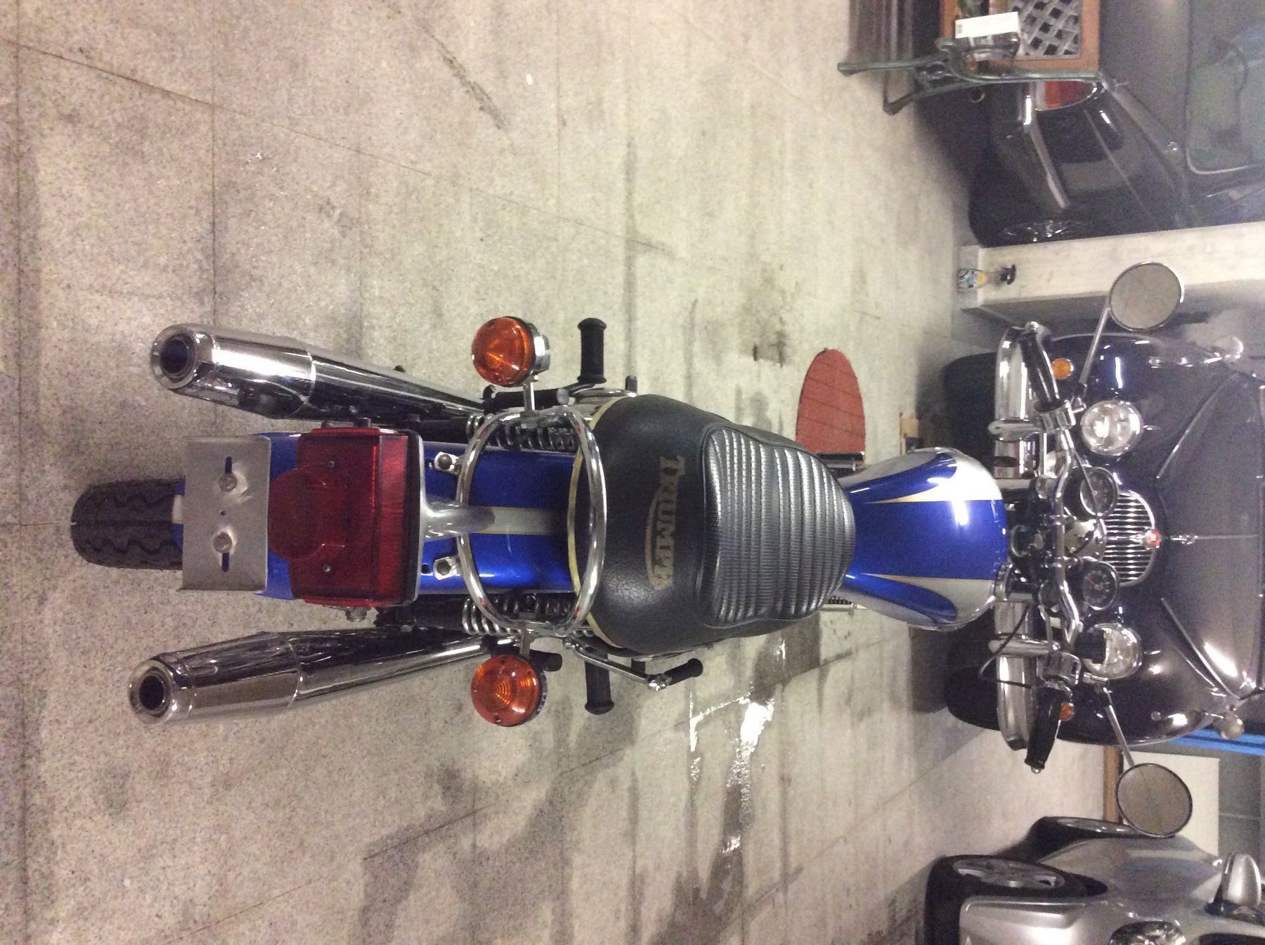 Route: Triumph Trident 1974 Samlerobjekt – D'occasion à Schlieren par Kristina0 2