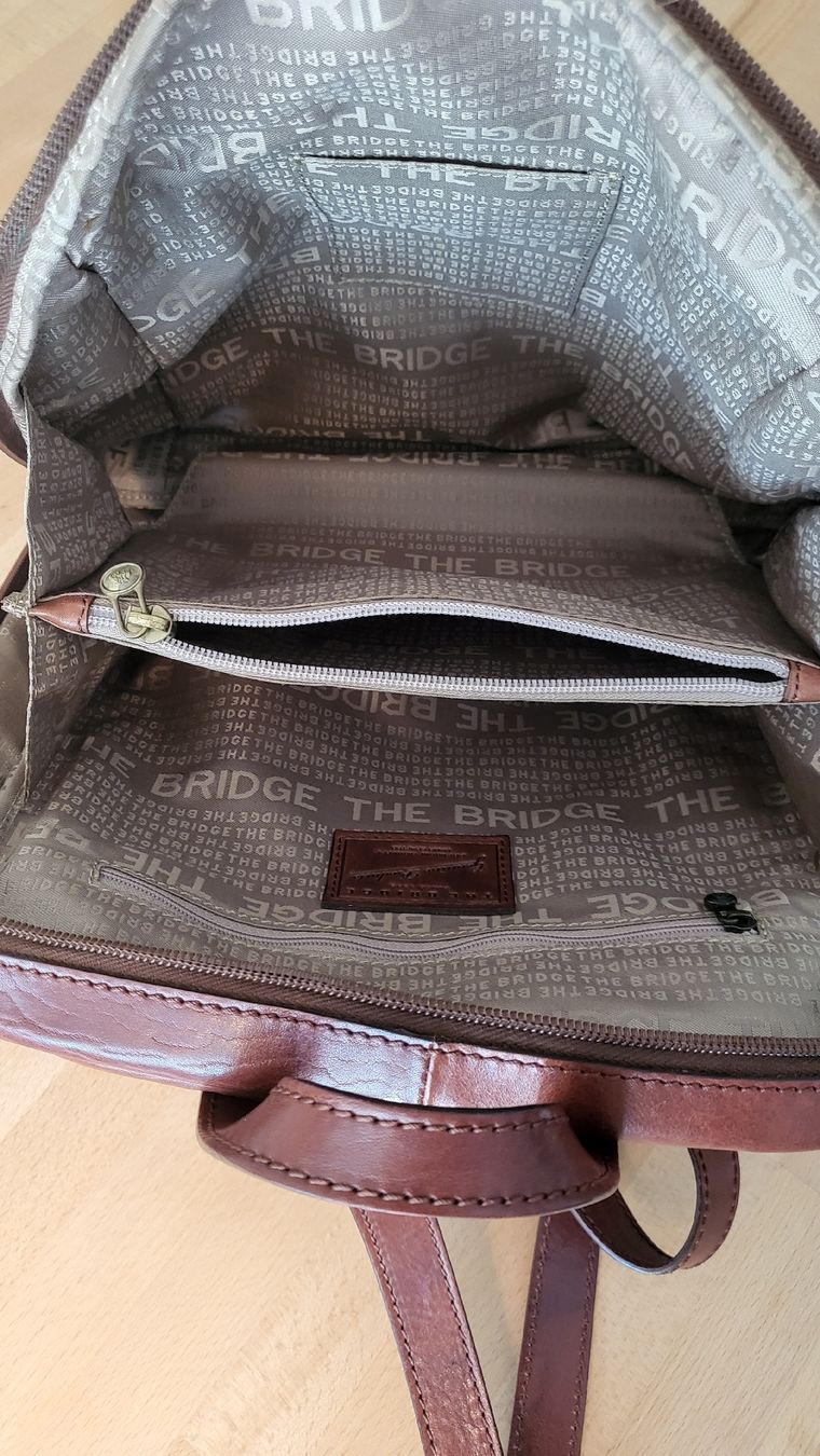 The Bridge Zaini: THE BRIDGE Leder Rucksack Braun Neu – Nuovo (secondo la descrizione) da Baar venduto da deg_d6l5 4