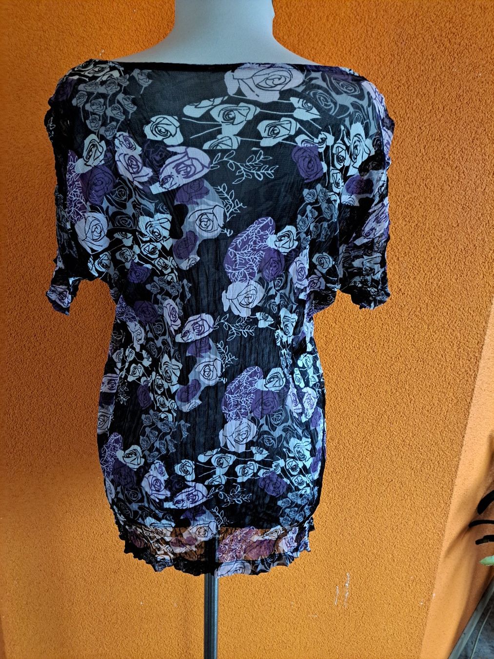 Camicette: Crinkle-Bluse, Street One, transparent – Usato da Rafz venduto da MuriFinn 1