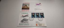 2x Ersttagsbrief Swissair