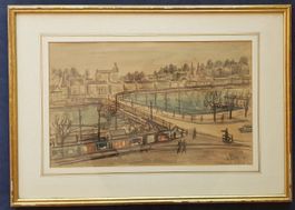 Historisches Luzern  " Die Seebrücke  1936"!
