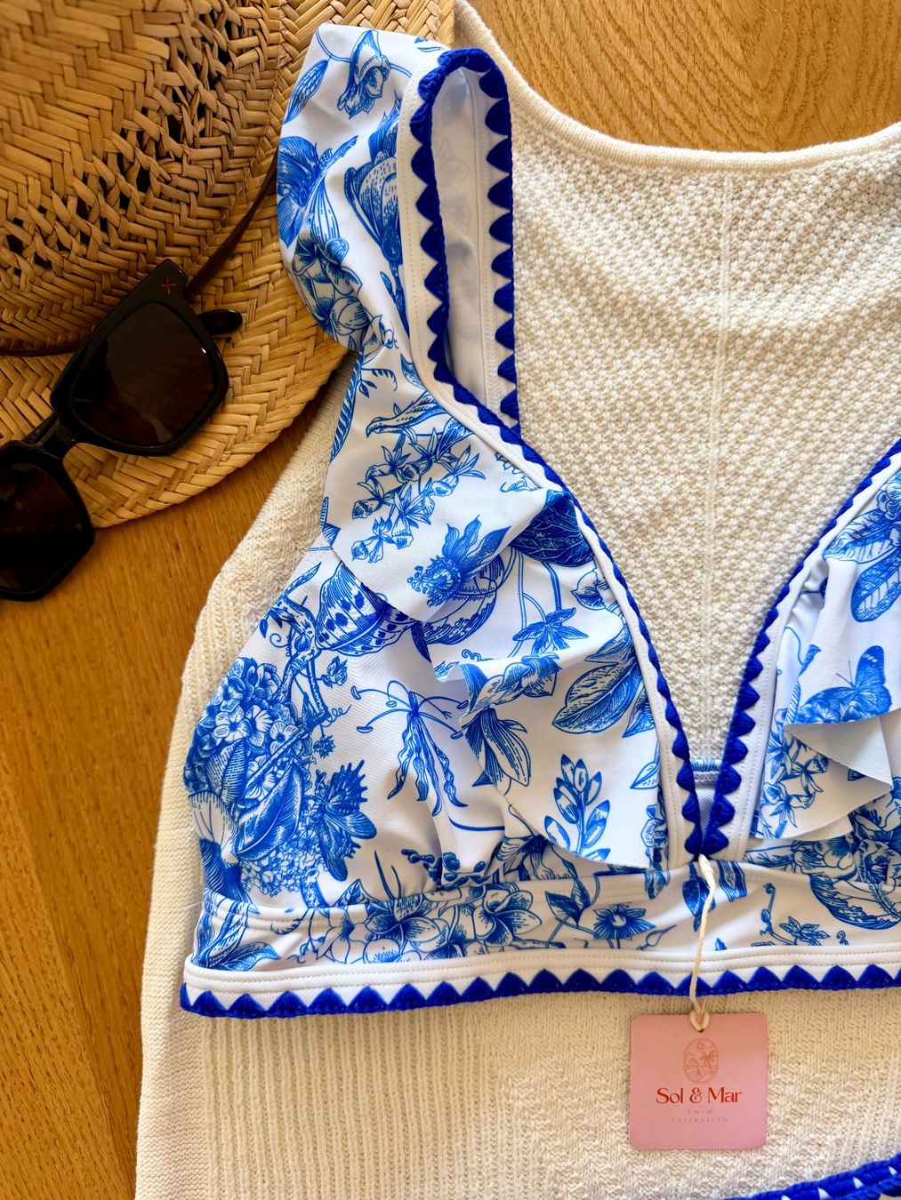 Costumi da bagno & Bikini: 💥SALE!! Bikini Blau Weiss Gr.L - Gratis Versand + Modelle – Nuovo e nell'imballaggio originale da Gockhausen venduto da van_82kh 1