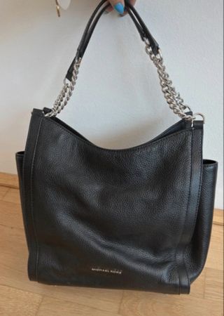 Michael Kors Handtasche – schwarz, Echtleder
