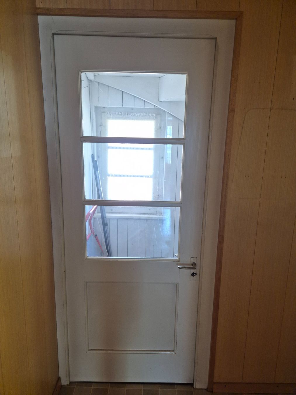 Porte: Zimmertüre, mit Fenster, weiss gestrichen – Usato da Dagmersellen venduto da pb94