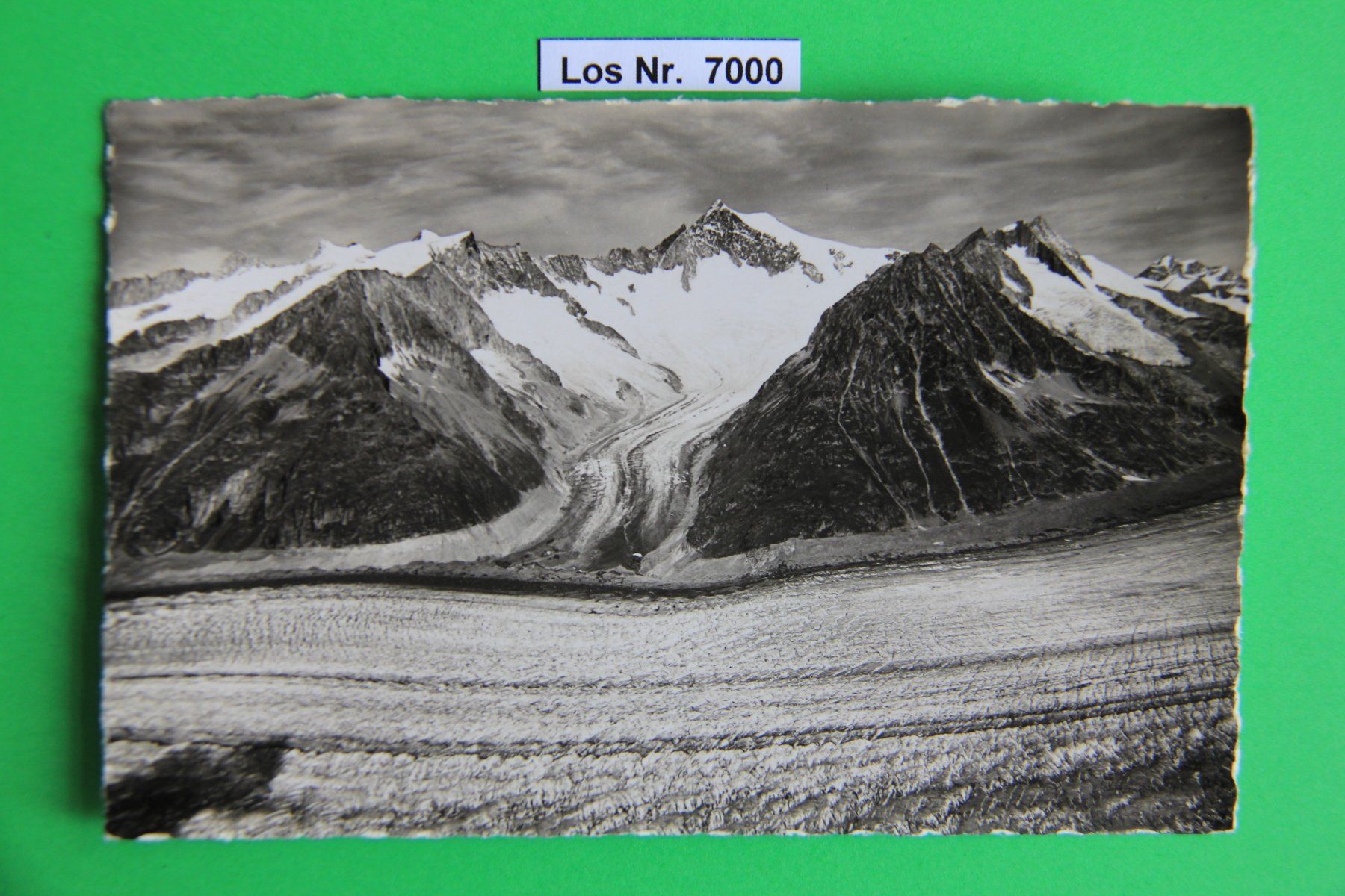 Ansichtskarten: CH Ansichtskarte Aletschgletscher 1950              Los 7000 – Gebraucht aus Volken von jukon65