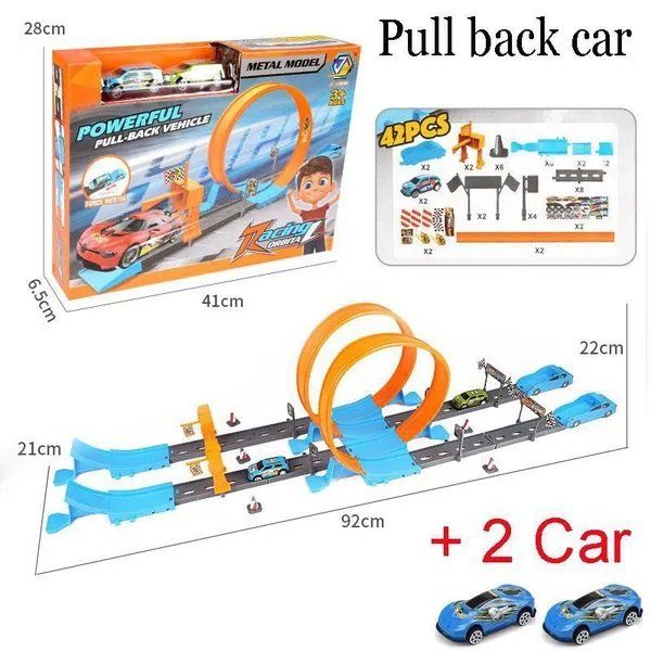 Piste: Dual Speed Rail Racing Car Toys – Nuovo e nell'imballaggio originale da Bad Ragaz venduto da ejukova