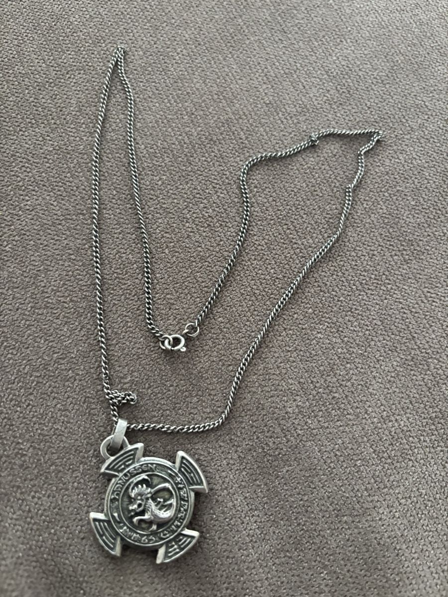 Anhänger: Silberkette mit Drachen Anhänger  – Gebraucht aus Uster von lobo1975 2