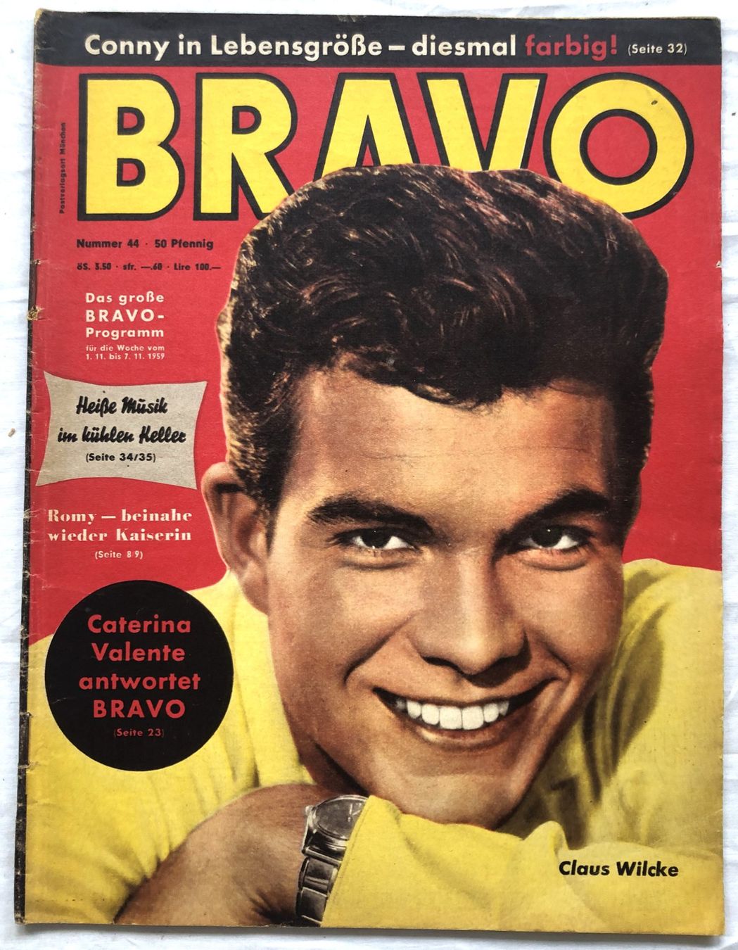 Riviste & Magazine: BRAVO - Heft - Nr.44/1959 – Usato da Schaffhausen venduto da durruti