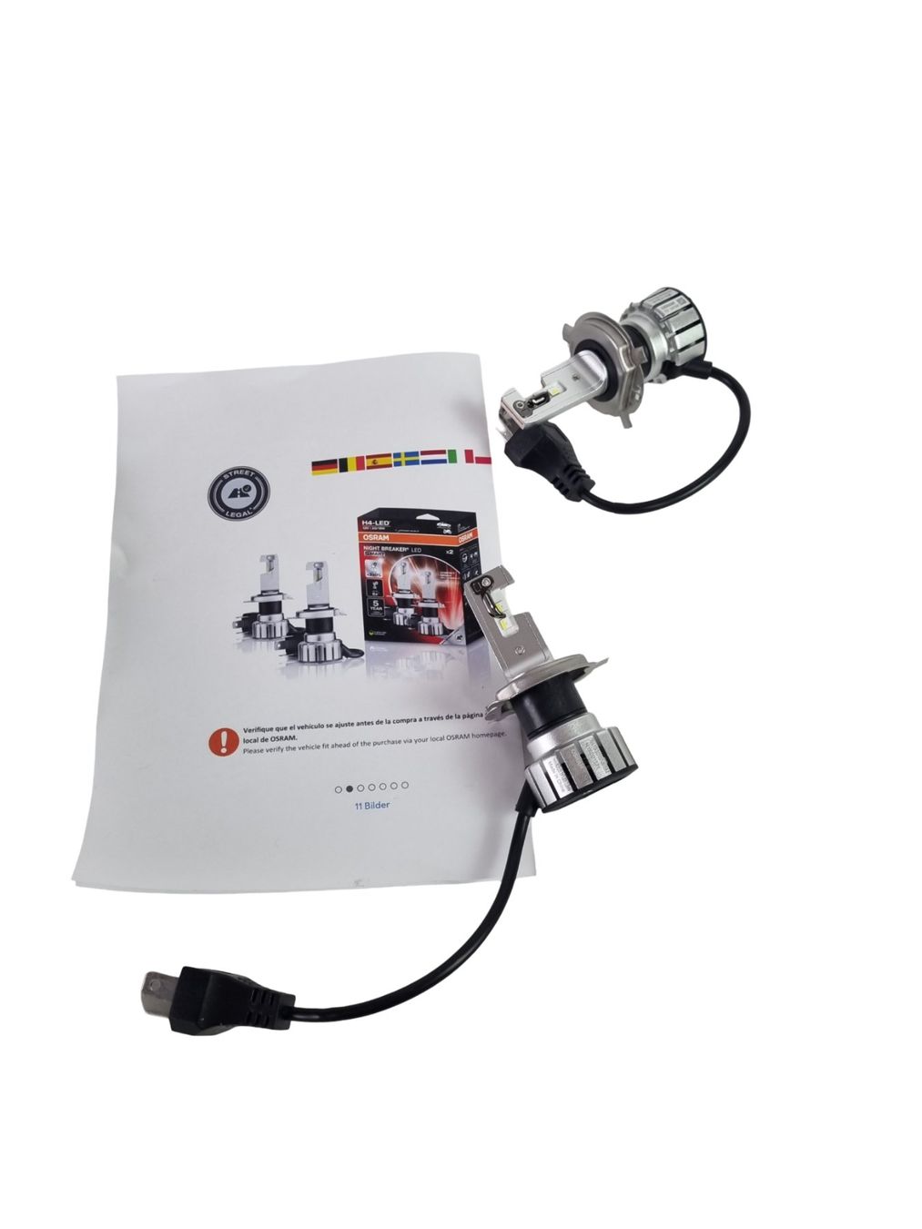 Fari: OSRAM Night Breaker H4 – Usato da Wangen b. Olten venduto da Restwert_Wangen