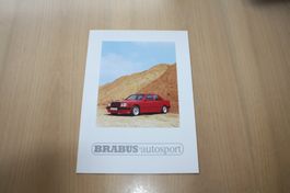 BRABUS autosport Broschüre Mercedes W201 Prospekt Deutsch