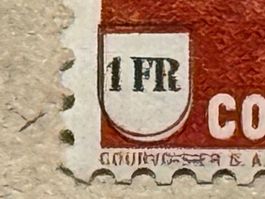 F36, postfrisch, Druckverschiebung