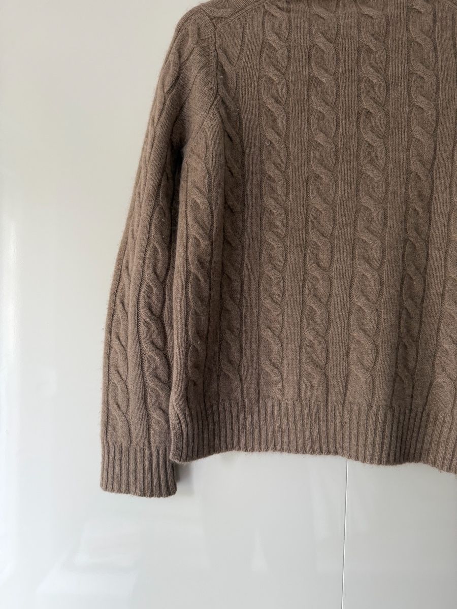 Zara Maglioni & Felpe: Brown cable knit ZARA 100% cashmere  – Nuovo (secondo la descrizione) da Uster venduto da Monika_OB 7