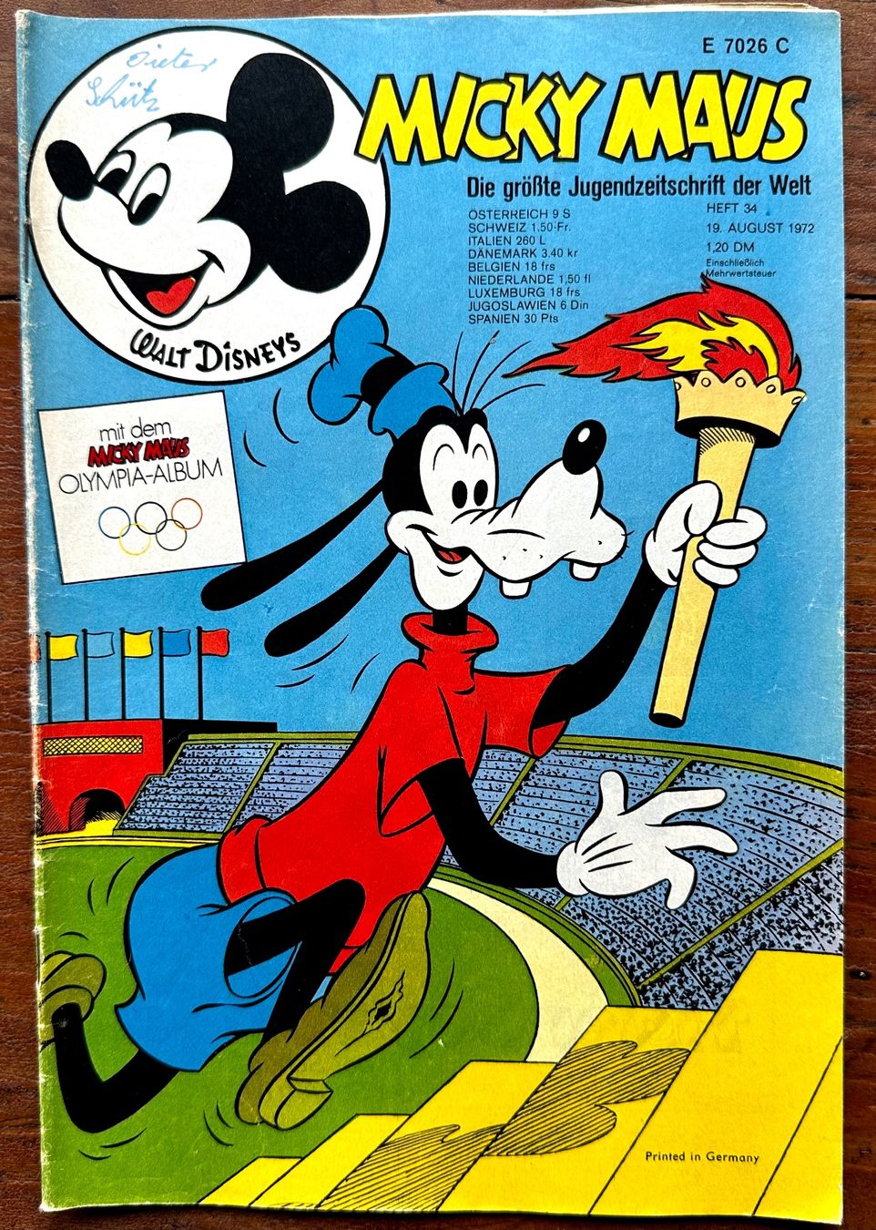 Fumetti: Micky Maus Nr. 34   19.8.1972, hunderte Comics ab 1.- – Usato da Seltisberg venduto da quadartswiss
