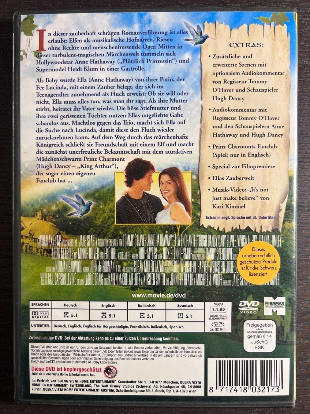 Tutti i DVDs: Ella - Verflixt & zauberhaft – Usato da Zürich venduto da FilmFreunde 1