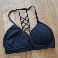 Schwarzes Bustier mit speziellem Rücken Grösse S/M