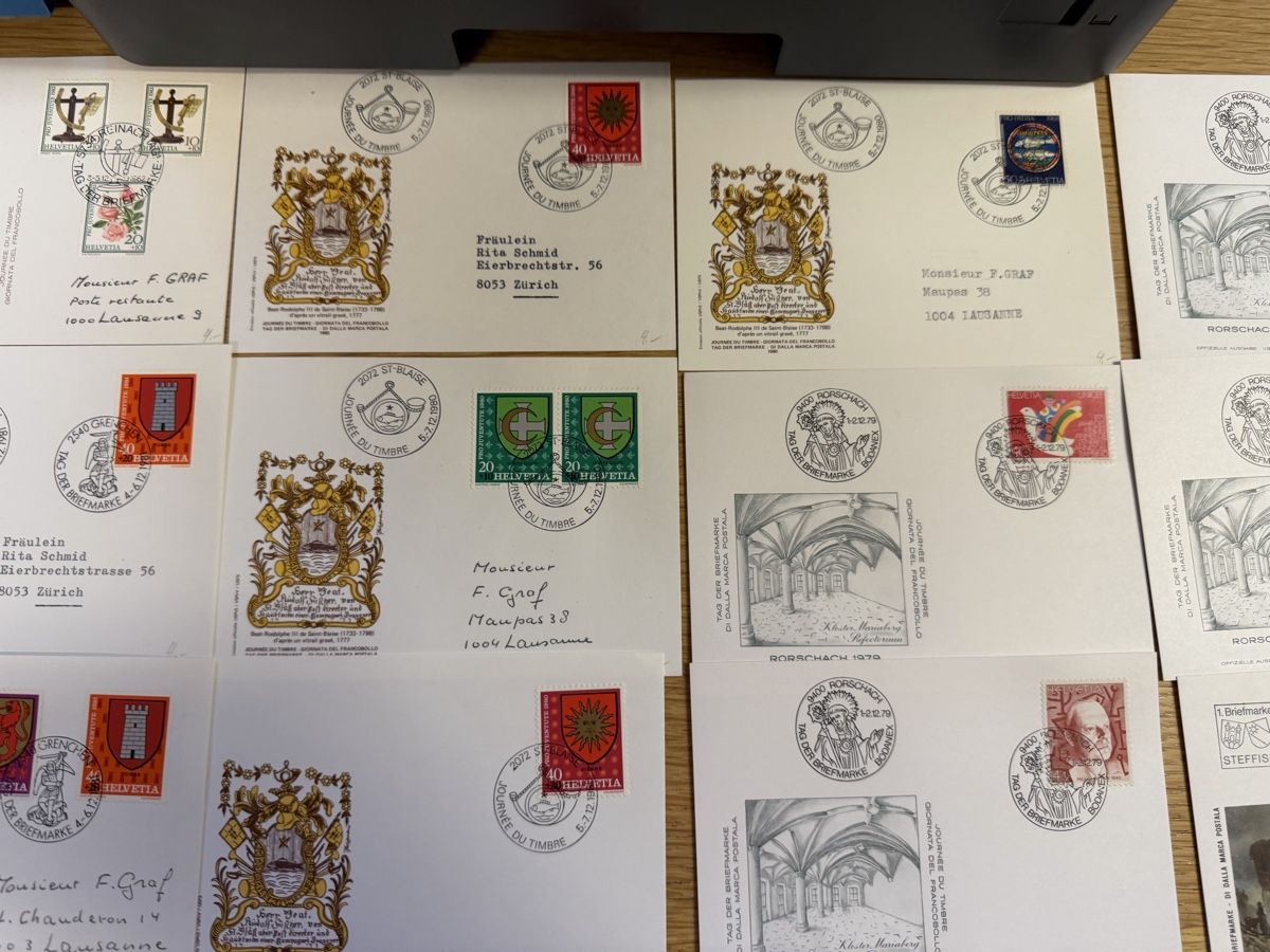 Tutti i francobolli: 27 Karten Tag der Briefmarken – Nuovo (secondo la descrizione) da Murgenthal venduto da Tina_4055 3