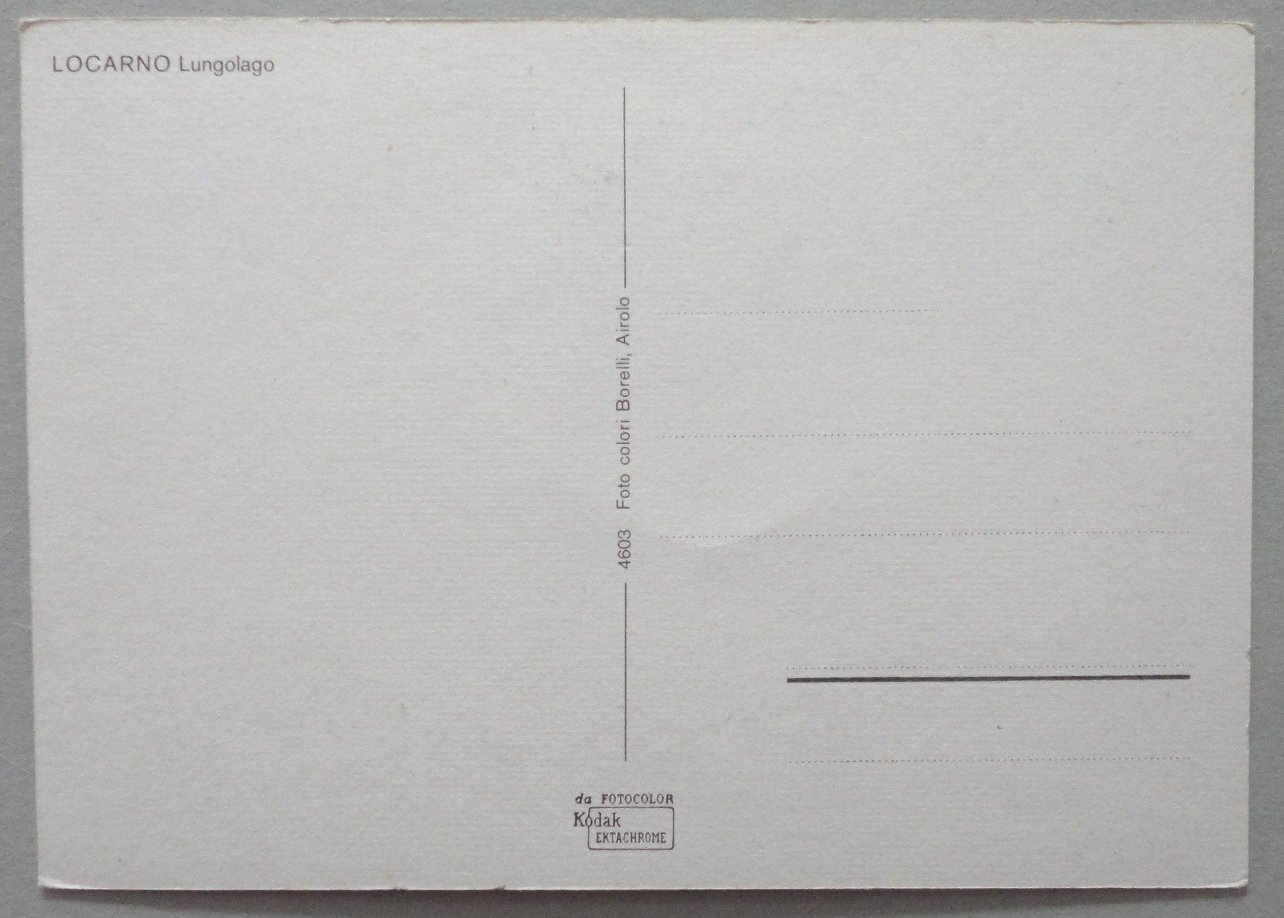 Cartoline postali: Locarno - Lungolago – Usato da Fétigny venduto da Billy2miny 1