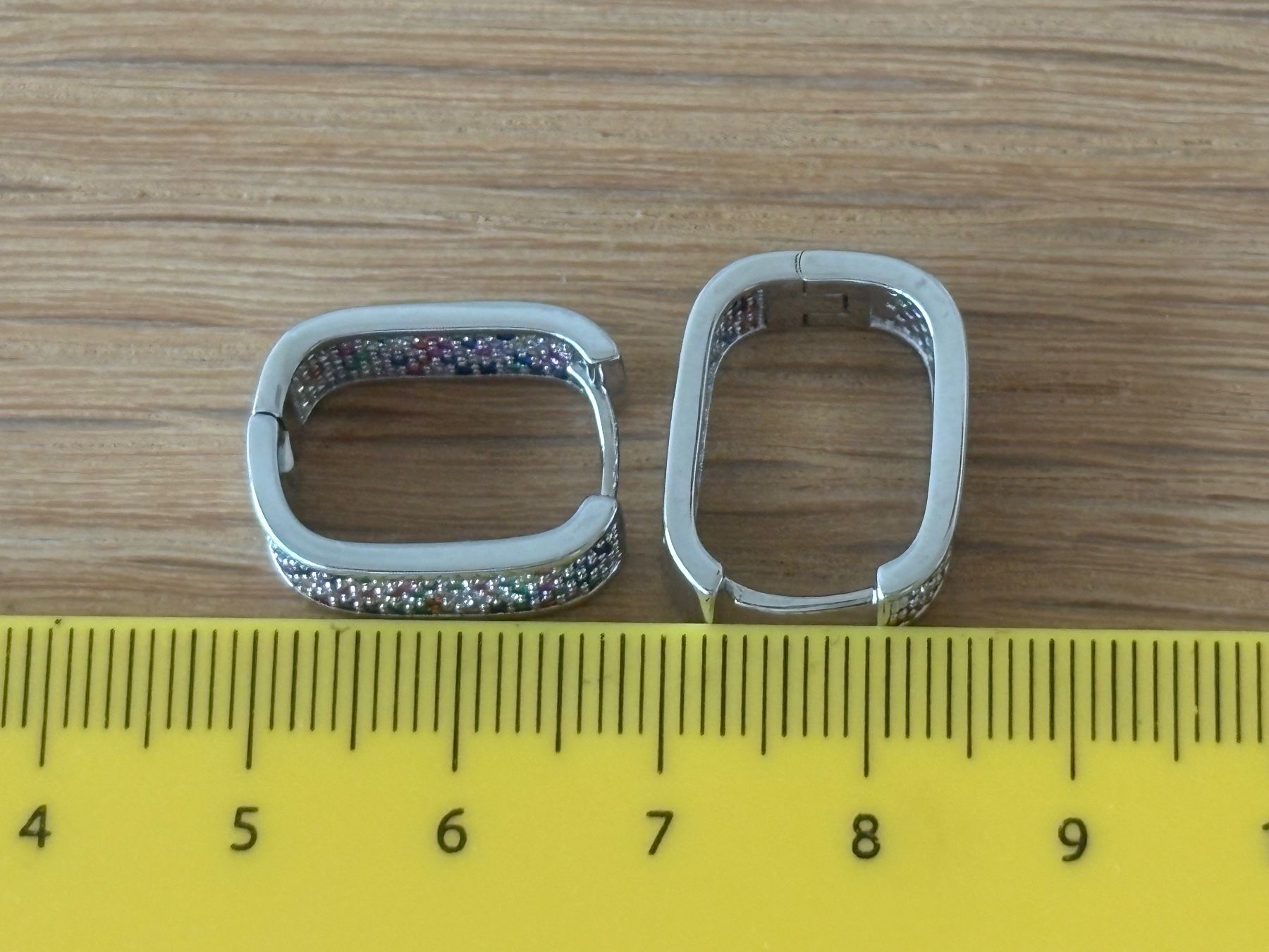 Orecchini pendenti & Orecchini a lobo: Luxus EleganteOhrstecker Ohrschmuck Multicolore Farbe:Silber – Nuovo (secondo la descrizione) da Biel-Bienne venduto da Roserosse13 5
