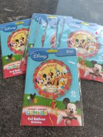 7 Folienballons Ballons Micky Maus Geburtstag, 45cm Neu