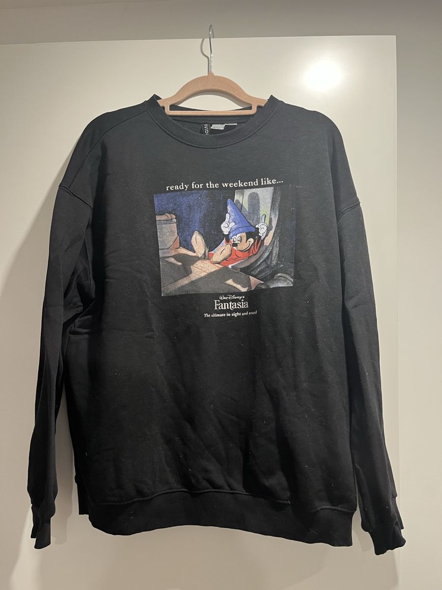 H&M Pulls & Sweat-shirts: Schwarzer Mickey Mouse Pullover Grösse L – D'occasion à Zürich par Shopmystyle