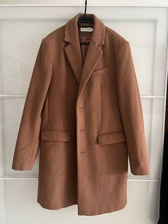 Herren Mantel Pier One Beige L