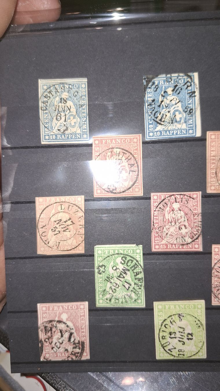 Alle Briefmarken: Strubel Lot Mit div. Voll O 20Stk. – Gebraucht aus Balgach von SIMEON27 4