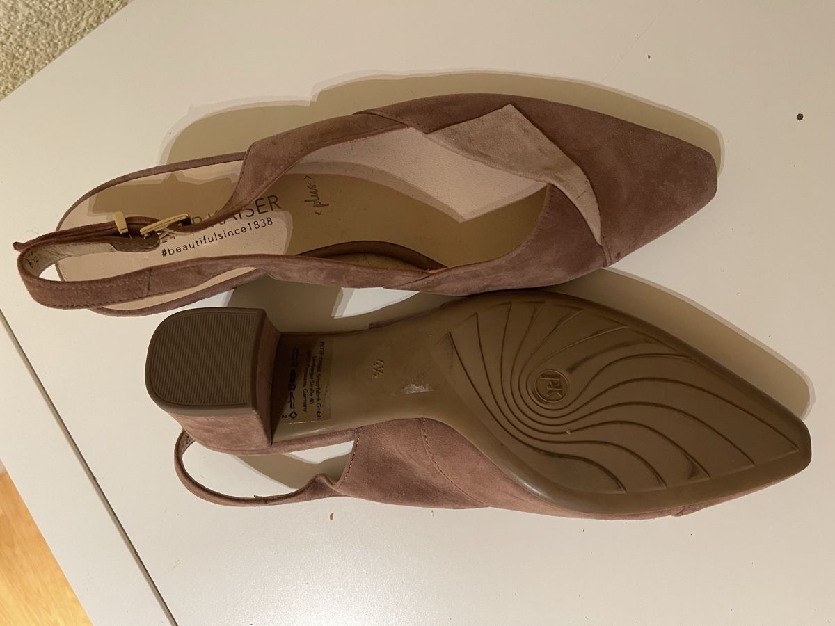 Scarpe da donna: Peter Kaiser Slingpumps Veloursleder37 – Nuovo (secondo la descrizione) da Riehen venduto da katep75 3