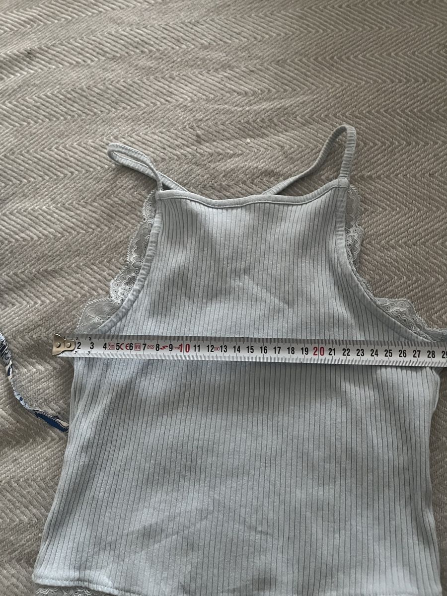 Kleiderpakete: Blau/Weiss Muster weid Hose mit Top  – Neu (gemäss Beschreibung) aus Olten von sae_82z2 7