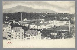 Ca. 1900, RÜTI, FABRIKEN, SAUBER, UNGELAUFEN