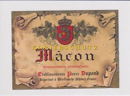 Etikette für Wein - Mâcon /bd
