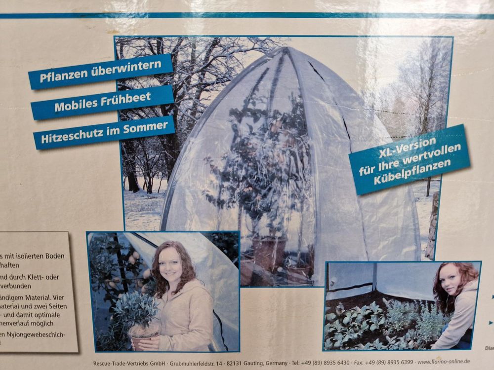 Überwinterung Pflanzen / Gewächshaus Kaufen auf Ricardo