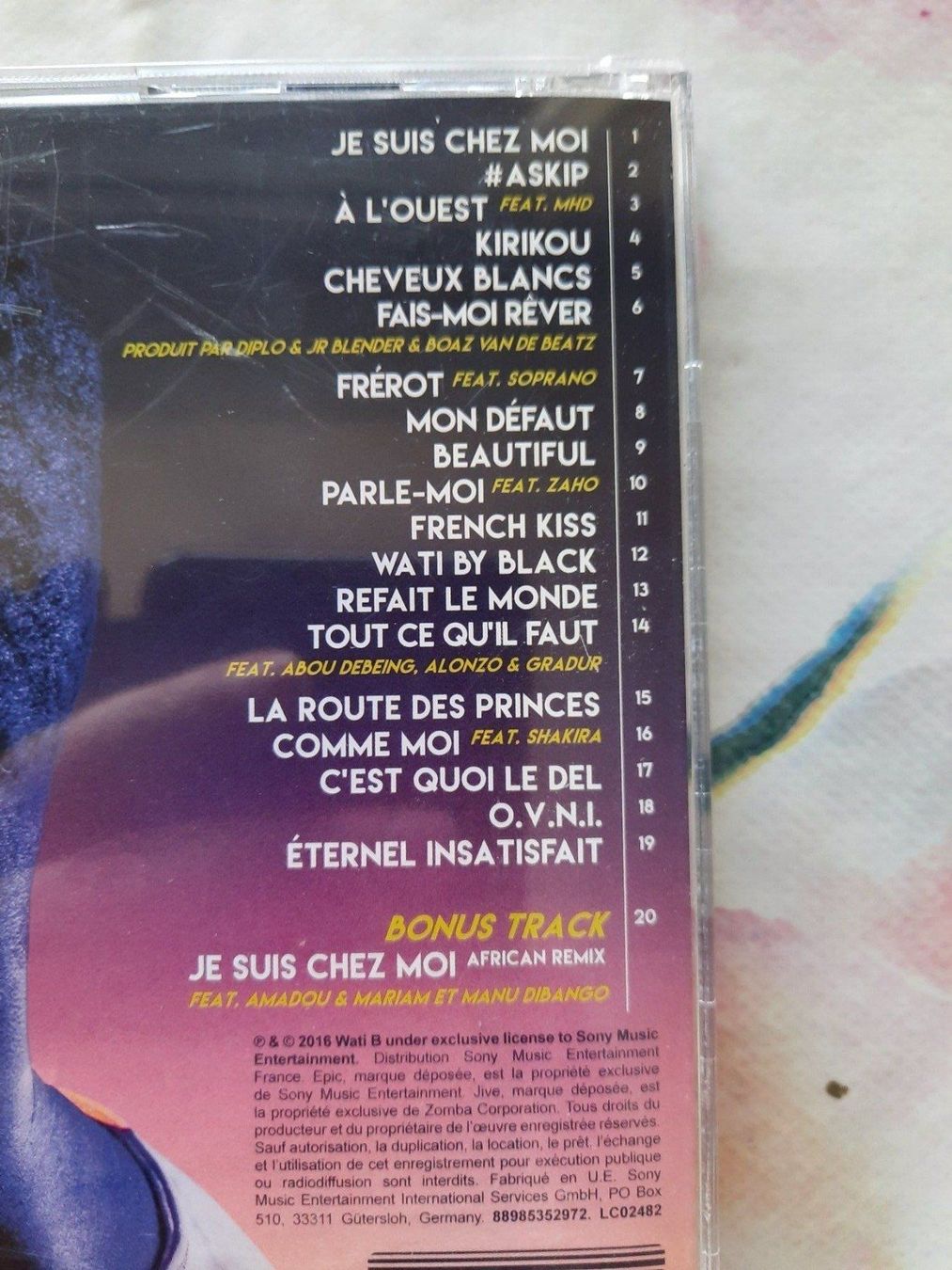 CDs: CD Black M - Eternel insatisfait – D'occasion à Pully par bro_n52j 2
