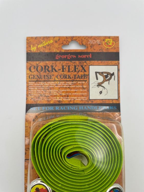 Lenkerband für Rennvelo Cork-Flex in Grün NOS 3