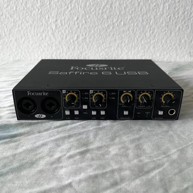 Attrezzatura per studi di registrazione: Focusrite Saffire 6 USB Audio Interface  inkl. USB-Kabel – Usato da Birsfelden venduto da maltw 2