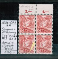 VB 205z - Doppelprägung DP1 ** - Befund Weid