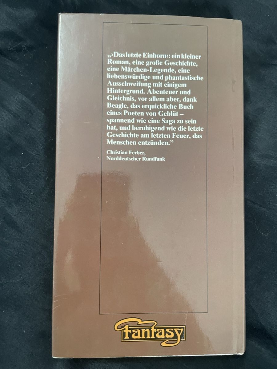 Libri: Das letzte Einhorn – Usato da Thun venduto da bue_59vc 1