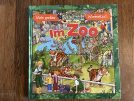Grosses Wimmelbuch: Im Zoo, sehr gut erhalten