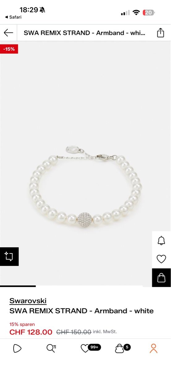 Swarovski Bracciali & Braccialetti: Swarovski Armband wie neu – Usato da Neuenhof venduto da ema_yl96