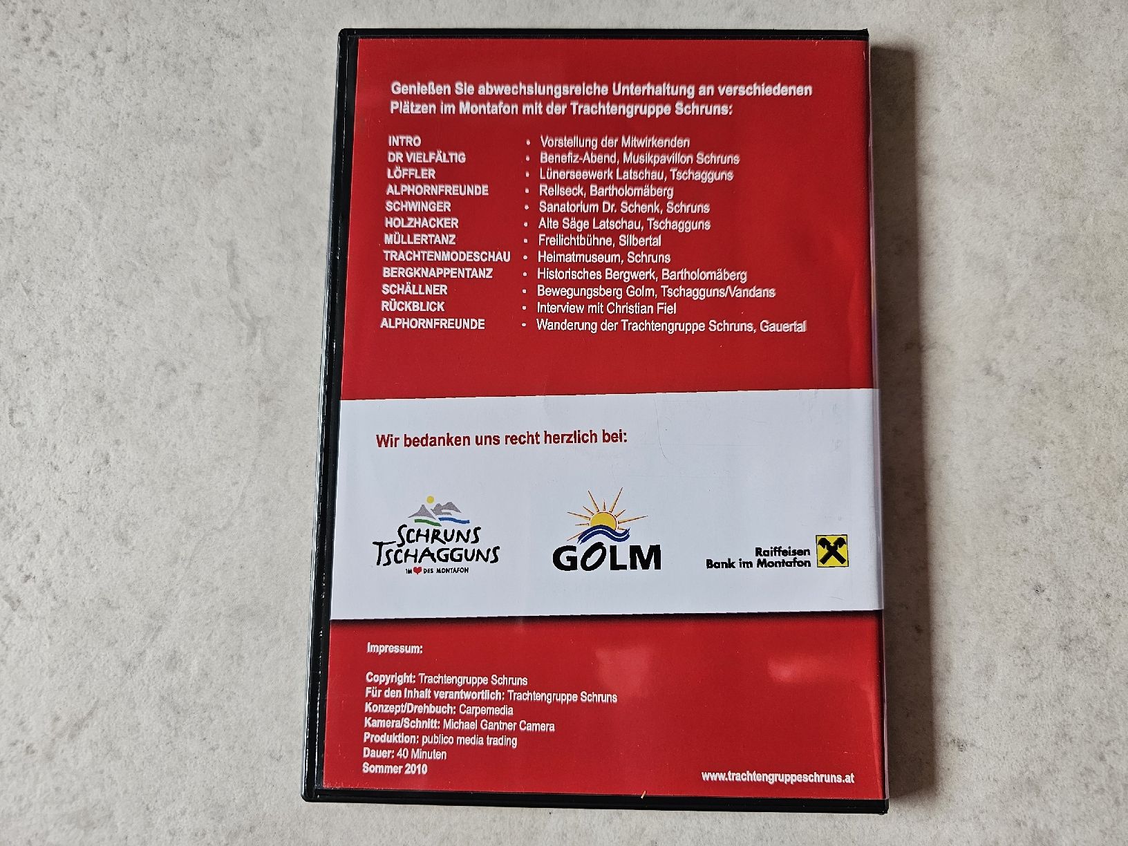 Tutti i DVDs: Trachtengruppe Schruns  -  Urig & Frech – Usato da Schneisingen venduto da backstore24 1