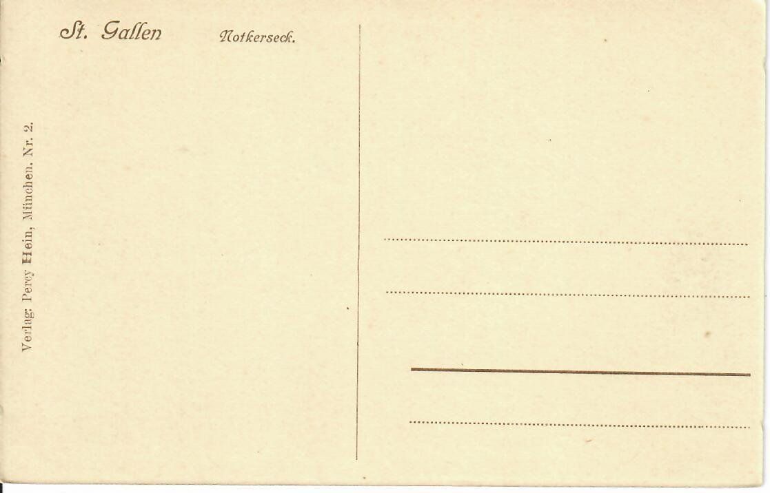 Cartoline postali: St.Gallen – Usato da Hochdorf venduto da Ziegel-16 1