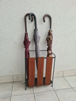 Porte-parapluies porte-parapluies bois et métal bon état