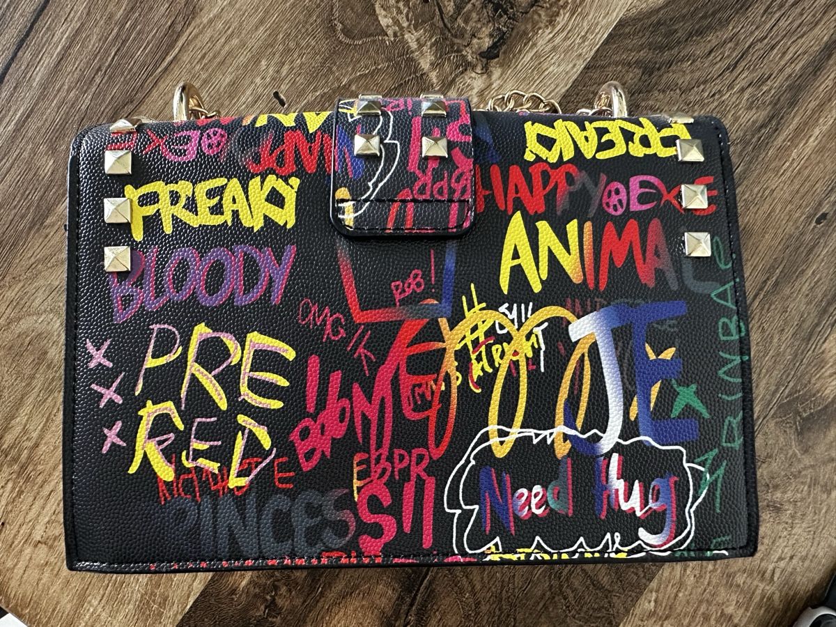 Borse: Tasche mit Graffiti-Print – Nuovo (secondo la descrizione) da Siebnen venduto da luana_cataleya 2
