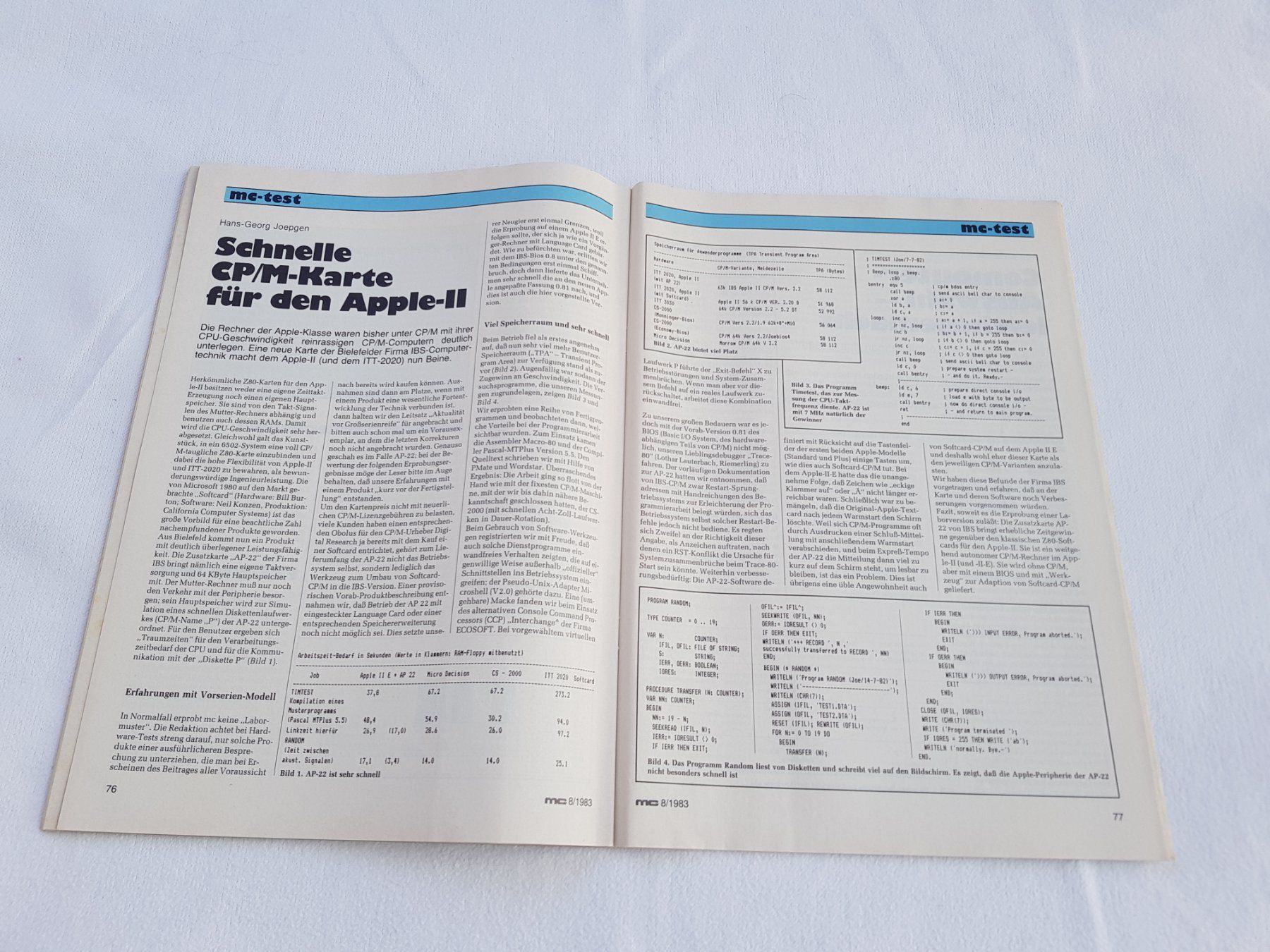 Riviste & Magazine: Vintage Zeitschrift "mc" Mikrocomputer August 1983 – Usato da Näfels venduto da SuEdHe 3