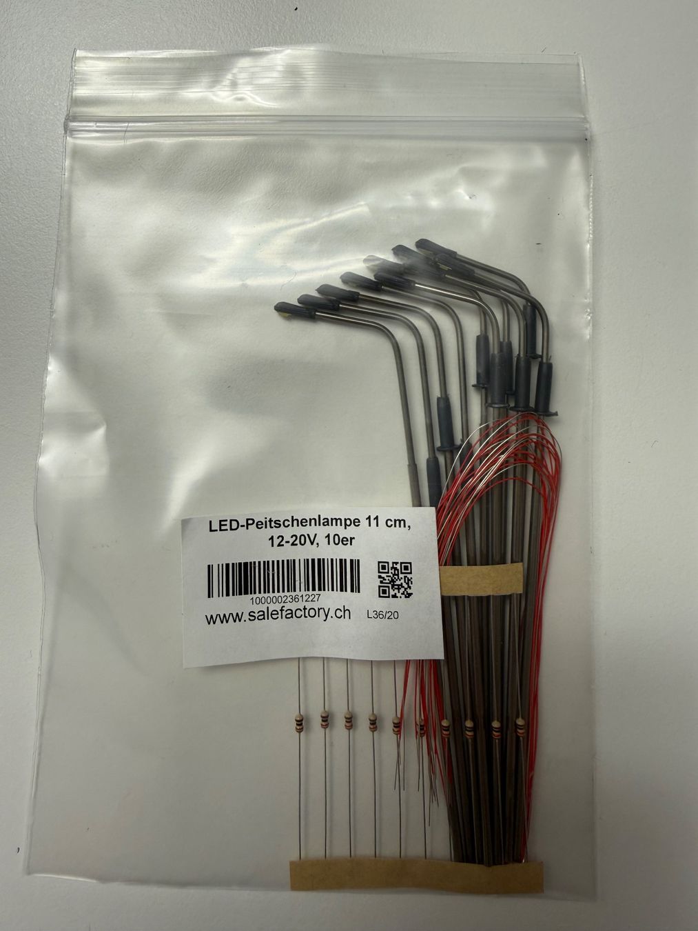 Modellini di ferrovie: 10x Peitschenlampe 11cm / HO – Usato da Jonschwil venduto da sutfra12