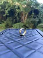 Goldfarbener Edelstahlring im high fashion 18mm Modeschmuck