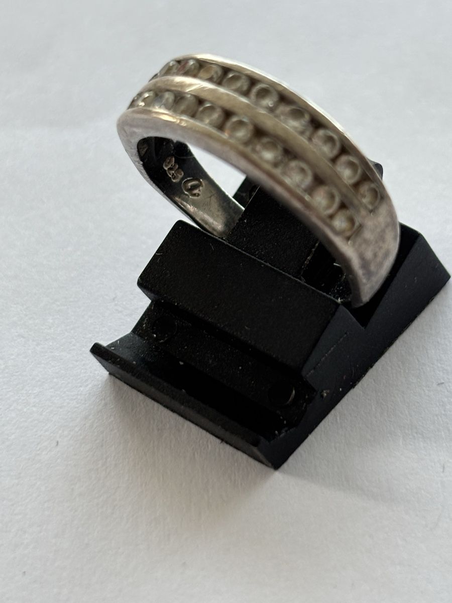 Ringe: 💎 Ring  mit Steinen, Silber 925 – Gebraucht aus Langnau am Albis von flusspflege 1