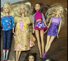 7 Barbie Puppen