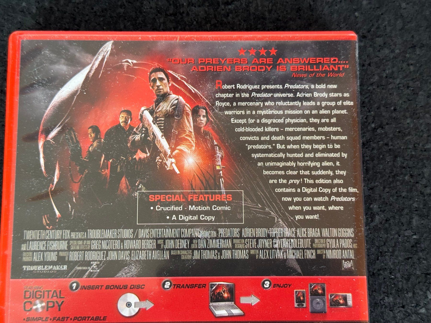Tutti i DVDs: PERDATORS Robert Rodriguez DVD EN – Usato da Fribourg venduto da tschjoly 2