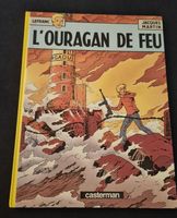 LEFRANC L'OURAGAN DE FEU 1975 BD VINTAGE FRANÇAIS 