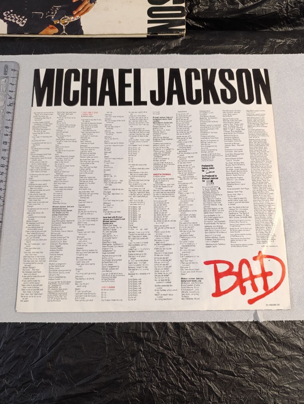 Dischi in vinile: Michael Jackson "BAD", album original de 1987 – Usato da Avry-sur-Matran venduto da dav_nm5p 4